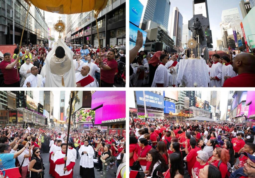 The Largest Eucharistic Celebration and Procession in New York City’s