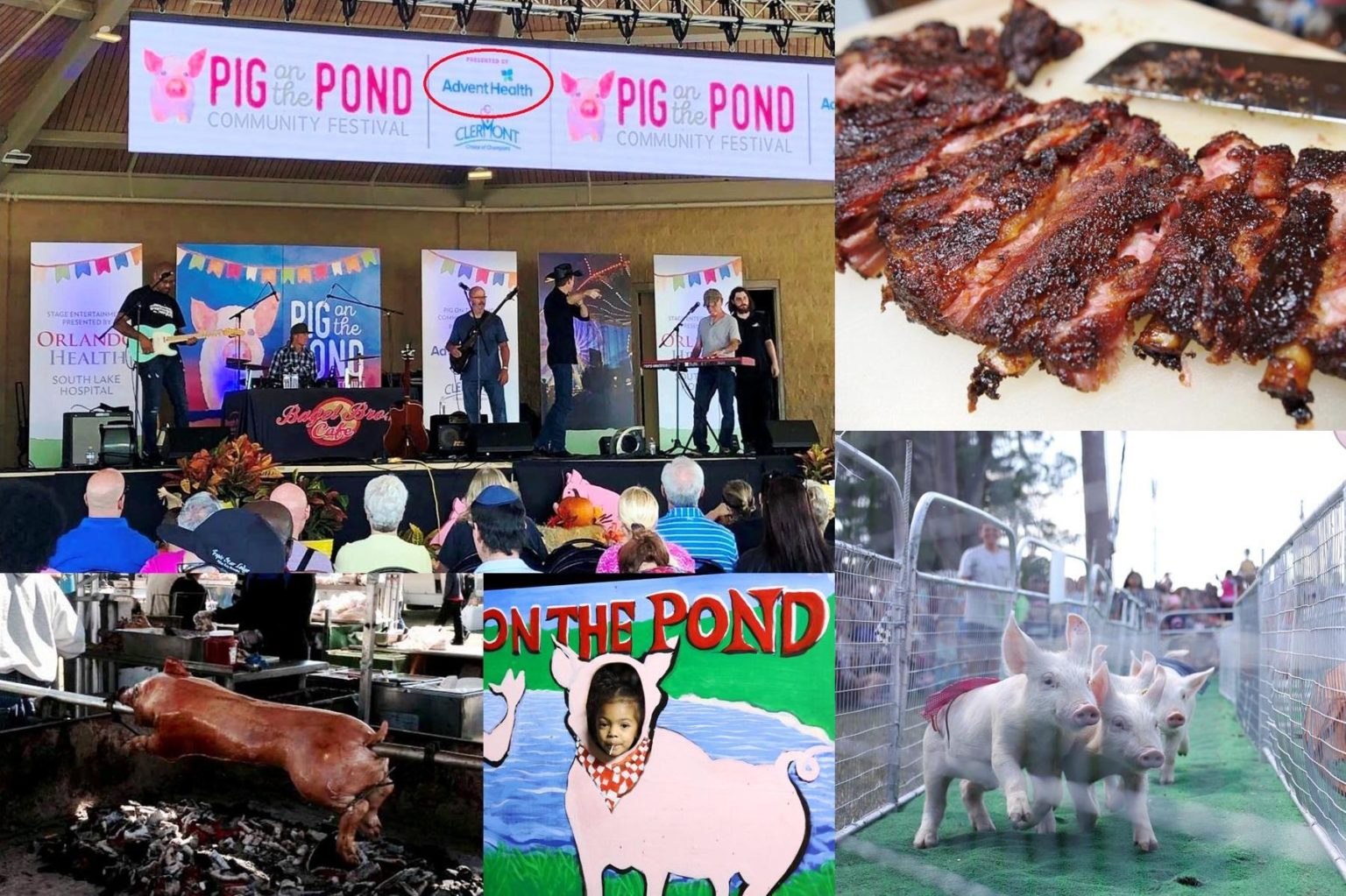 AdventHealth Sponsored the 2022 Pig on the Pond Festival, an Annual
