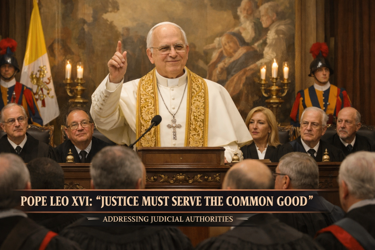 Pope Leo XVI Tells Judicial Authorities that Justice Must Serve the ...